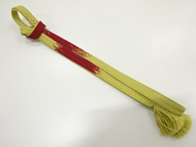 JAPANESE KIMONO / HANDTIED OBIJIME CORD